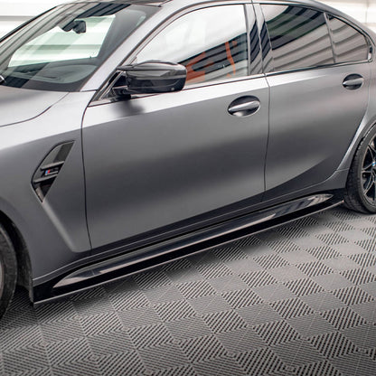 Maxton Design BMW M3 V1 Side Skirts In Gloss Black (G80)