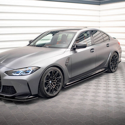 Maxton Design BMW M3 V1 Side Skirts In Gloss Black (G80)