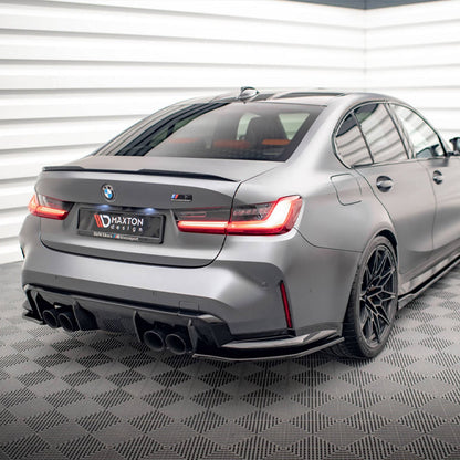 Maxton Design BMW M3 V2 Rear Side Splitters In Gloss Black (G80)