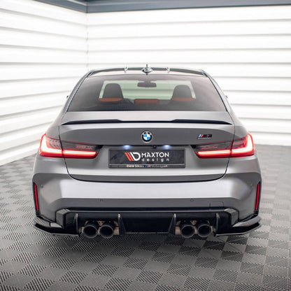 Maxton Design BMW M3 V2 Rear Side Splitters In Gloss Black (G80)