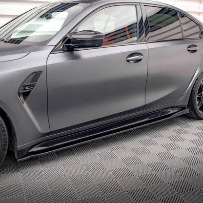 Maxton Design BMW M3 V2 Side Skirts In Gloss Black (G80)
