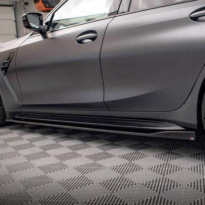Maxton Design BMW M3 V2 Side Skirts In Gloss Black (G80)