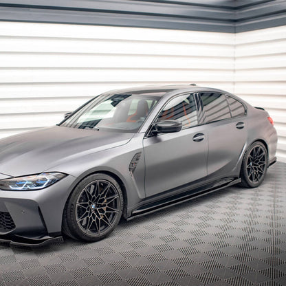 Maxton Design BMW M3 V2 Side Skirts In Gloss Black (G80)