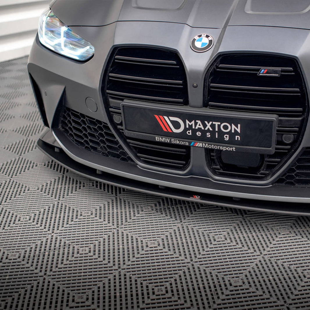 Maxton Design BMW M3/M4 Street Pro Front Splitter In Black (G80/G81/G82/G83)
