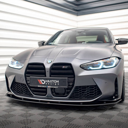Maxton Design BMW M3/M4 Street Pro Front Splitter In Black (G80/G81/G82/G83)