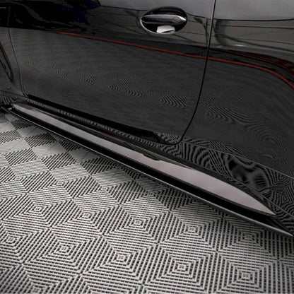 Maxton Design BMW M4 V2 Side Skirts In Gloss Black (G82/G83)