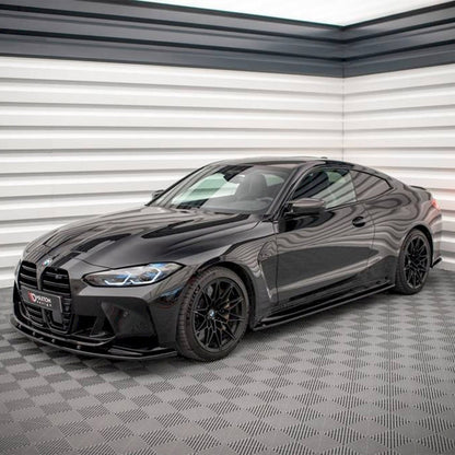 Maxton Design BMW M4 V2 Side Skirts In Gloss Black (G82/G83)