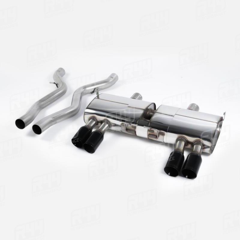 Milltek BMW E92 M3 4.0 V8 Coupe Cat-Back Exhaust Ceakote Black Tips Ssxbm941