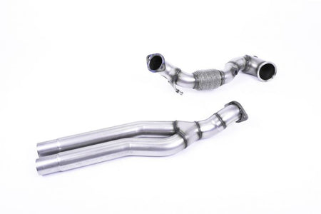 Milltek Sport Audi RS3 Sportback 400Ps Large-Bore Downpipe And De-Cat Exhaust