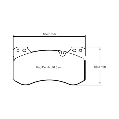 Pagid Racing RSL29 Front Brake Pads For BMW G8X M Vehicles (G87 M2, G80 M3 & G82 M4)