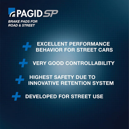 Pagid Street+ Rear Brake Pads For BMW G42 M240i, G20 M340i, G22 M440i, G29 Z4 & Toyota GR Supra A90