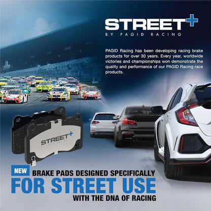 Pagid Street+ Rear Brake Pads For BMW G42 M240i, G20 M340i, G22 M440i, G29 Z4 & Toyota GR Supra A90