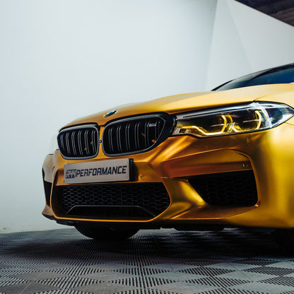 R44 BMW M5 CSL Yellow Daytime Running Lights LED Module Set UK/EU (F90 Pre LCI)