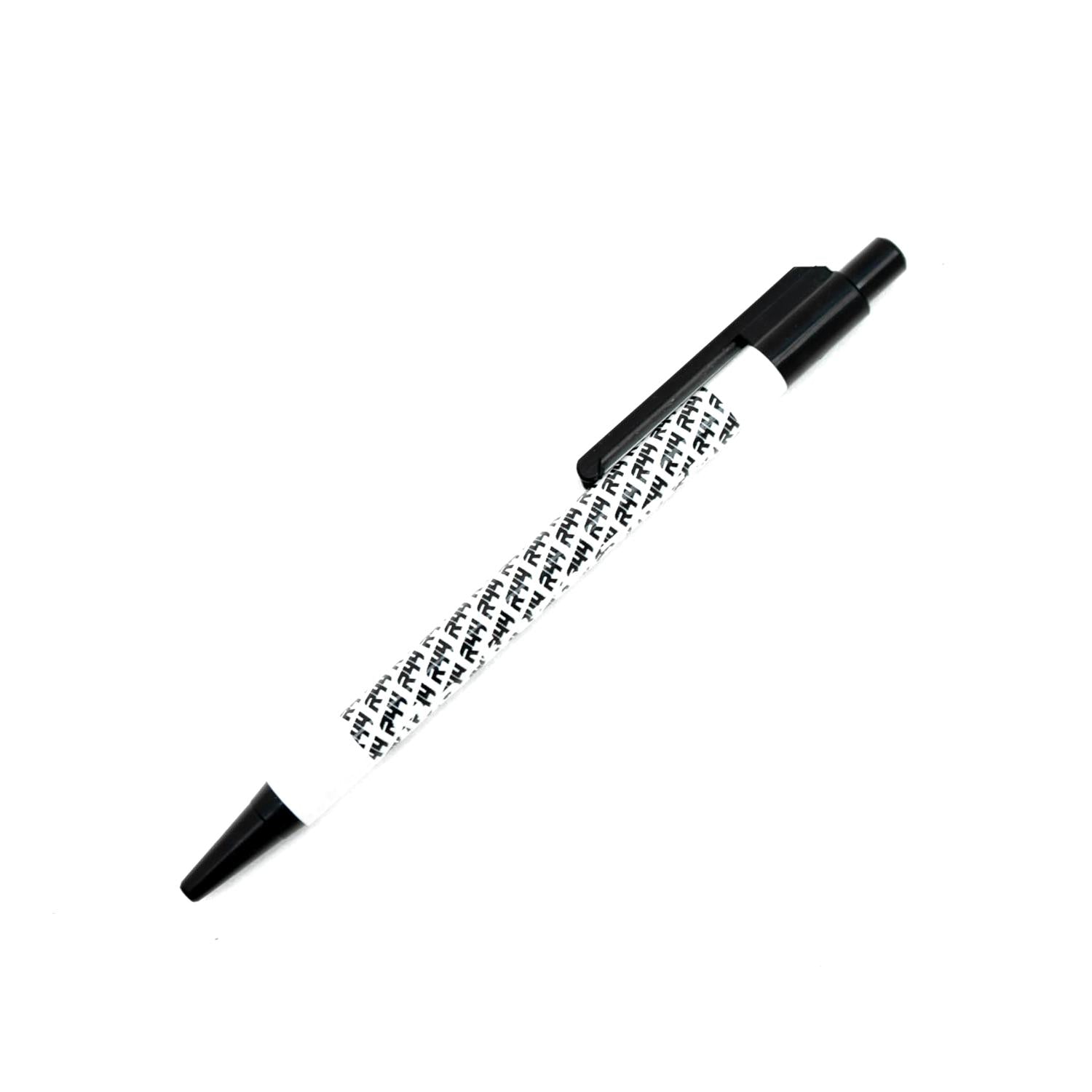 R44 Ballpoint Pen with Performance Design in Gloss White and Blue Ink ...