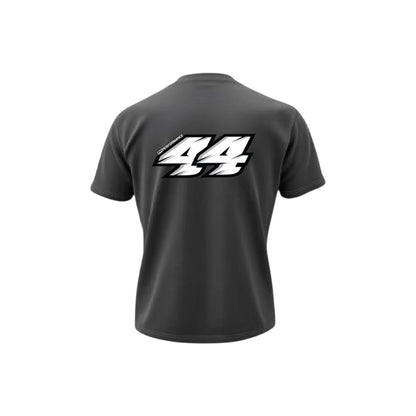 R44 Performance Classic Racing Tee In Grey