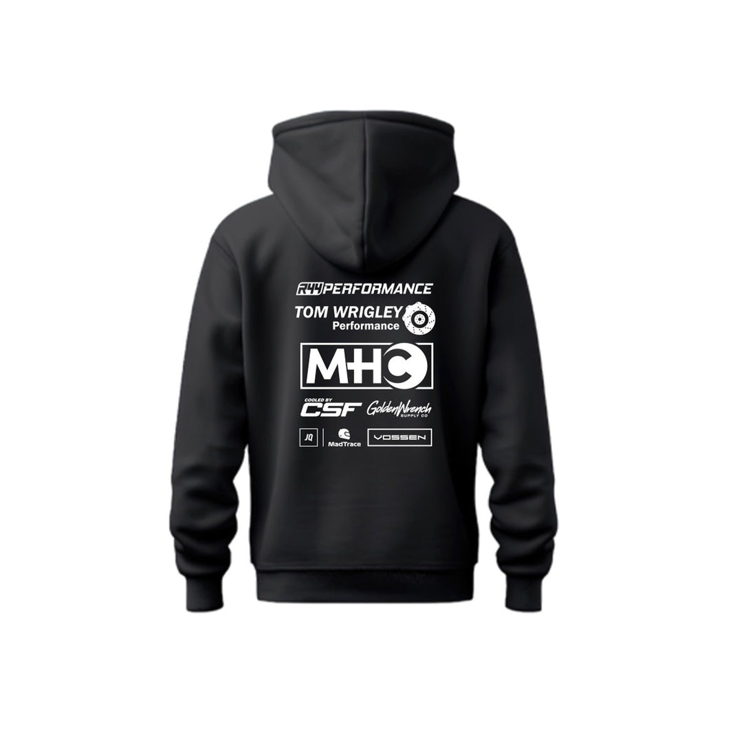 R44 Performance Racing Hoodie In Black