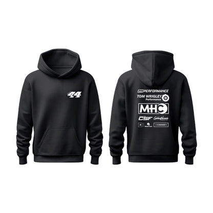 R44 Performance Racing Hoodie In Black