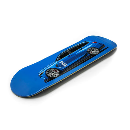R44 Performance Skateboard Deck - BMW G81 M3 Touring Build (Blue)