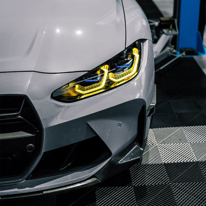 R44 BMW CSL Yellow Daytime Running Lights LED Module Set For BMW G80/G81 M3 & G82/G83 M4