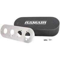 Ramair Twin Carb Air Filter With Baseplate For BMW 2002 (100mm Internal Height)