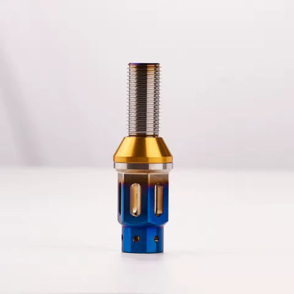 Titanium Alloy Hollow Tire Bolt Car Modification M14*1.5 14*1.25 Wheel Hub Screw for German Cars Lightweight Automotive Hardware