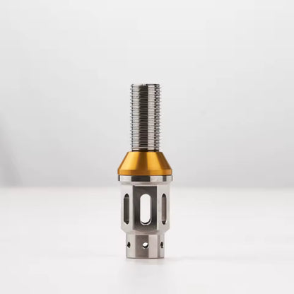 Titanium Alloy Hollow Tire Bolt Car Modification M14*1.5 14*1.25 Wheel Hub Screw for German Cars Lightweight Automotive Hardware
