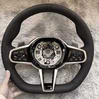 Aftermarket steering wheel fits any BMW with any button configuration, with or without heating and driver assist. BMW CS M4 G01 G02 G05 G06 G07 G30 G31 G32 G82 G42 G14 G20 G21 G80 G81 G22 G23 G26 X1 X3 X4 X5 X6 X3M X4M X5M X6M M3 M4 M5 M8 F90 F91 F92 F93