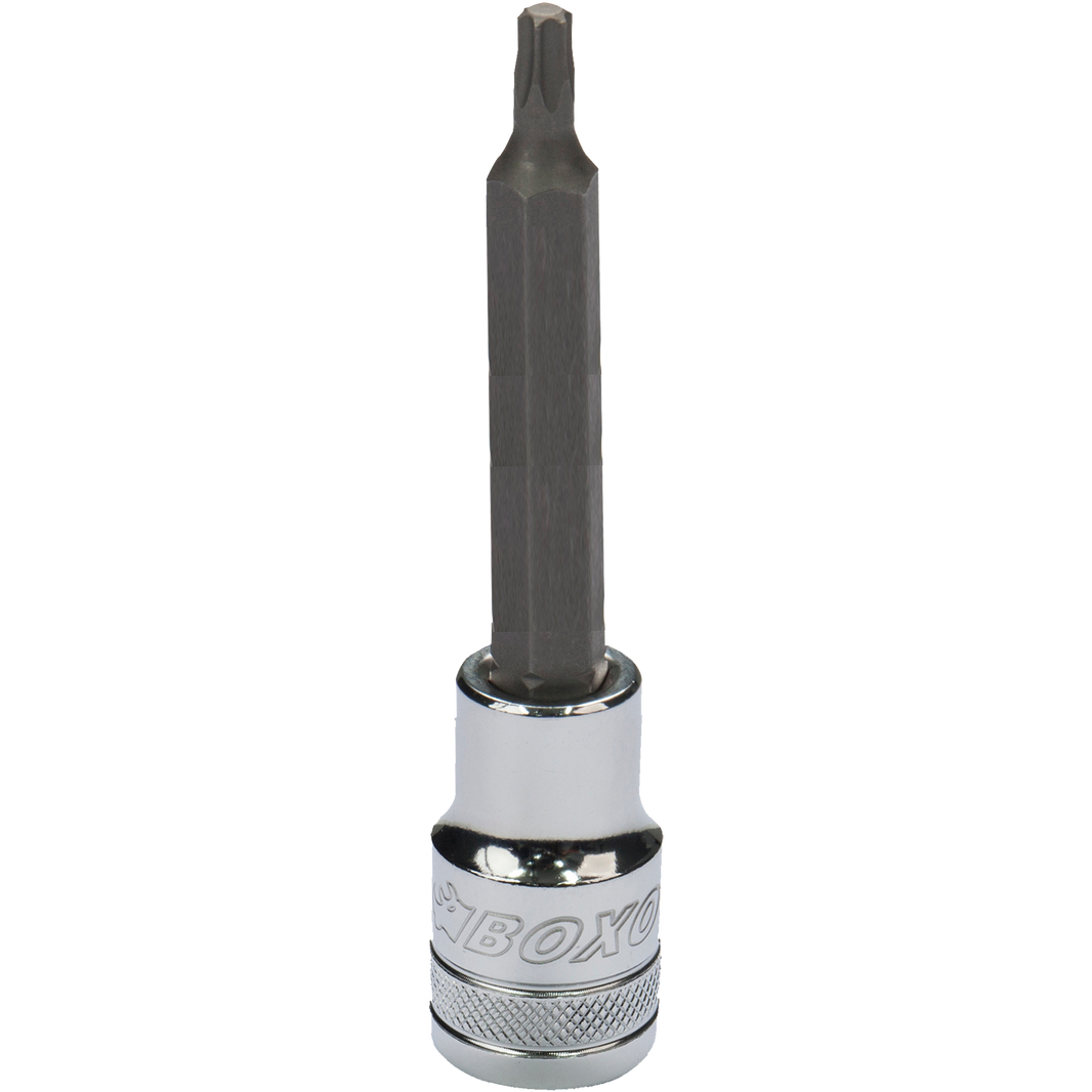 BOXO 1/2" Long Torx Bit Sockets - Sizes T20 to T100