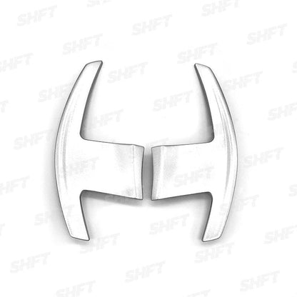 SHFT BMW G Series Automatic Paddle Shifters In Silver/Black Alloy