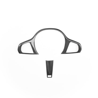 SHFT BMW G Series Steering Wheel Trim Cover In Gloss Carbon Fibre