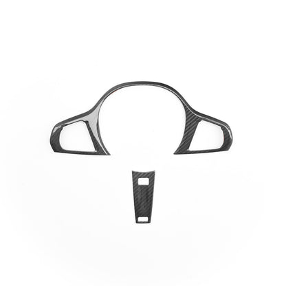 SHFT BMW G Series Steering Wheel Trim Cover In Gloss Carbon Fibre