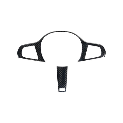 SHFT BMW G Series Steering Wheel Trim Cover In Gloss Carbon Fibre