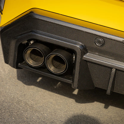 SOOQOO BMW M5 G90 G99 Type-A Prepreg Carbon Fiber Rear Diffuser