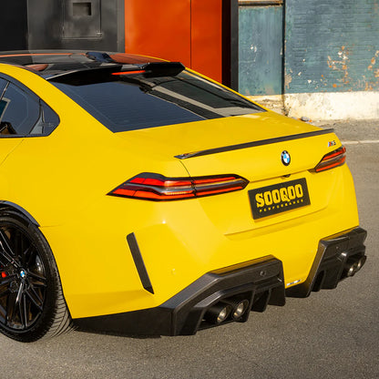 SOOQOO BMW M5 G90 G99 Type-A Prepreg Carbon Fiber Rear Diffuser