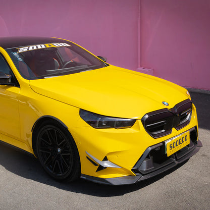 SOOQOO BMW M5 G90 G99 Type-A Prepreg Carbon Fiber Front Lip