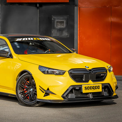 SOOQOO BMW M5 G90 G99 Type-A Prepreg Carbon Fiber Front Lip