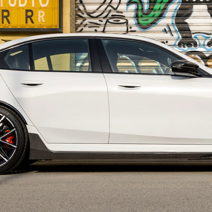 SOOQOO BMW M5 G90 G99 Type-B Prepreg Carbon Fiber Side Skirt