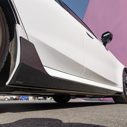 SOOQOO BMW M5 G90 G99 Type-B Prepreg Carbon Fiber Side Skirt
