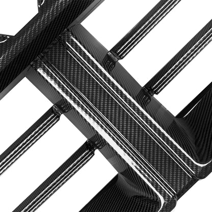 SOOQOO BMW M5 G90 G99 Prepreg Carbon Fiber Front Bumper Center Trim