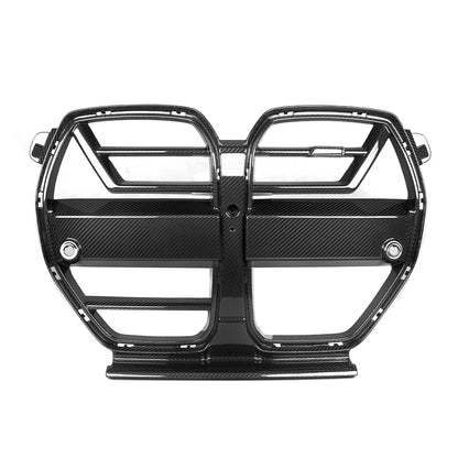 SOOQOO BMW M3 G80 G81 M4 G82 G83 Prepreg Carbon Fiber SQ-A Grill With ACC