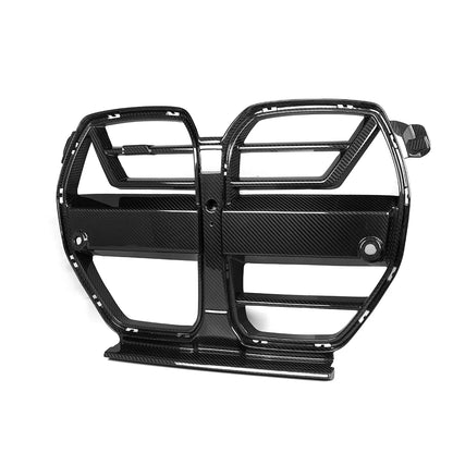SOOQOO BMW M3 G80 G81 M4 G82 G83 Prepreg Carbon Fiber SQ-A Grill With ACC