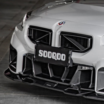 SOOQOO BMW M2 G87 Type-A Prepreg Carbon Fiber Front Lip
