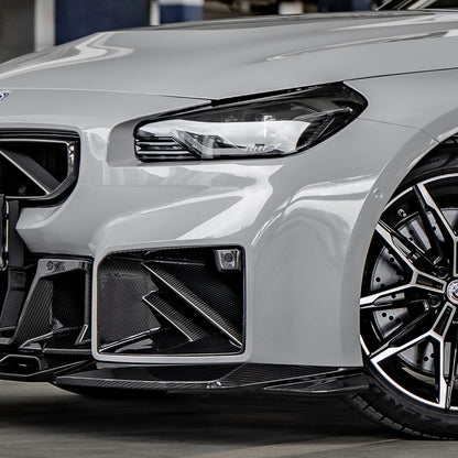 SOOQOO BMW M2 G87 Type-A Prepreg Carbon Fiber Front Lip