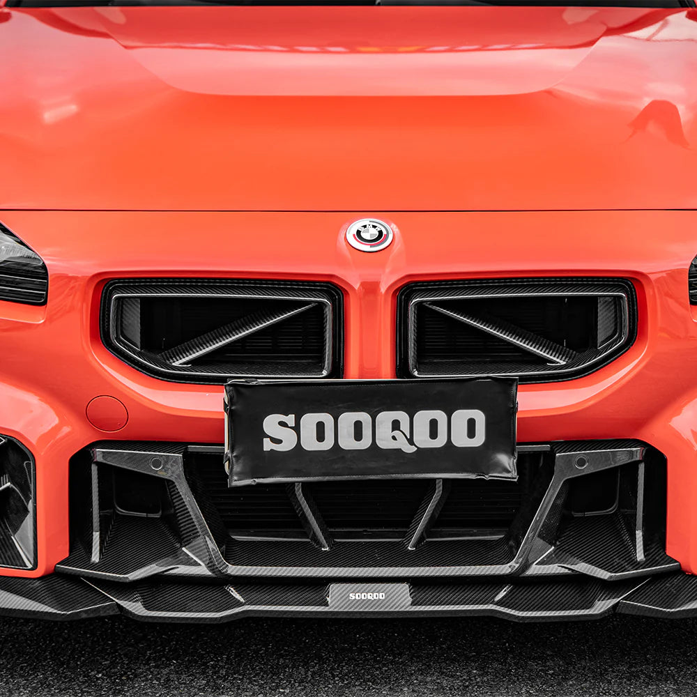 SOOQOO BMW M2 G87 Type-B Prepreg Carbon Fiber Front Lip