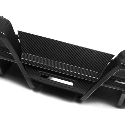SOOQOO BMW M5 G90 G99 Type-B Prepreg Carbon Fiber Rear Diffuser