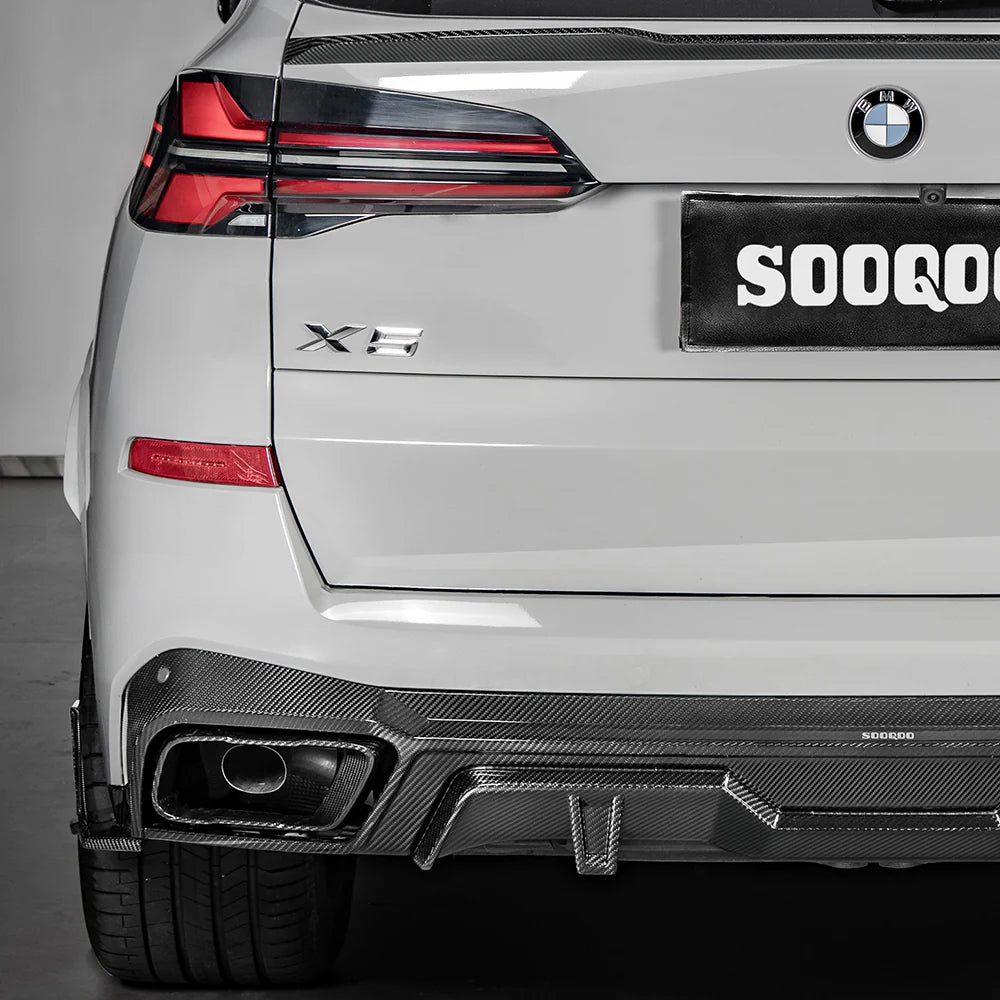 SOOQOO BMW X5 G05 SQ Style Carbon Fiber Diffuser