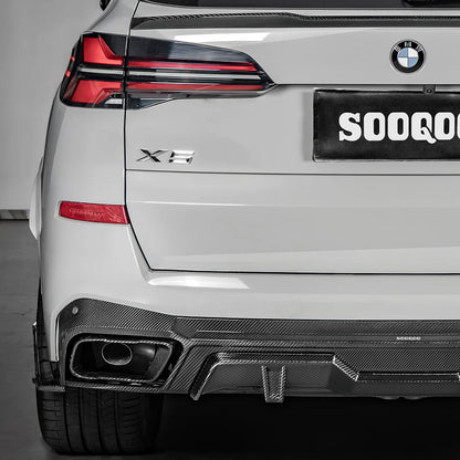 SOOQOO BMW X5 G05 SQ Style Carbon Fiber Diffuser