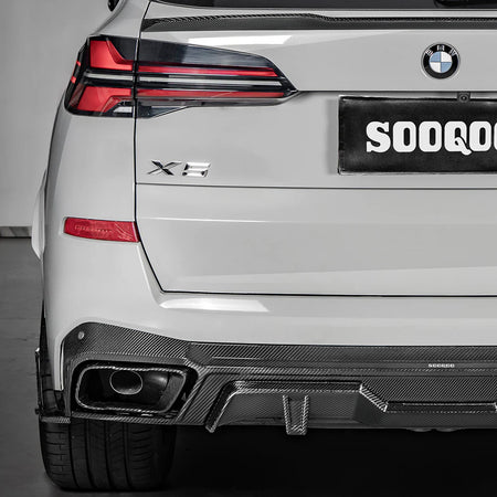 SOOQOO BMW X5 G05 SQ Style Carbon Fiber Diffuser
