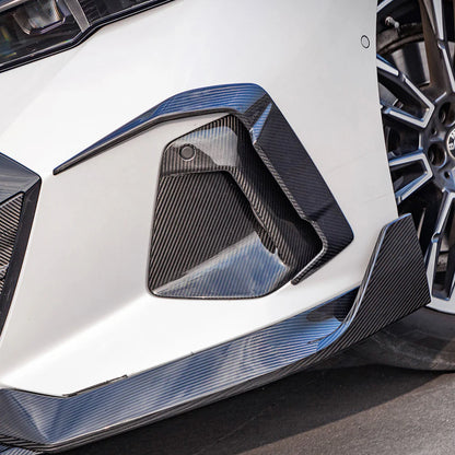 SOOQOO BMW 5 Series G60 Prepreg Carbon Fiber Front Side Vent Trim