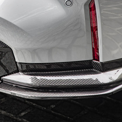SOOQOO BMW M3 G80 G81 Type-A Prepreg Carbon Fiber Rear Diffuser Set
